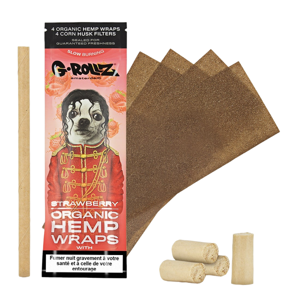 Blunt G-Rollz Original Strawberry sachets de 4