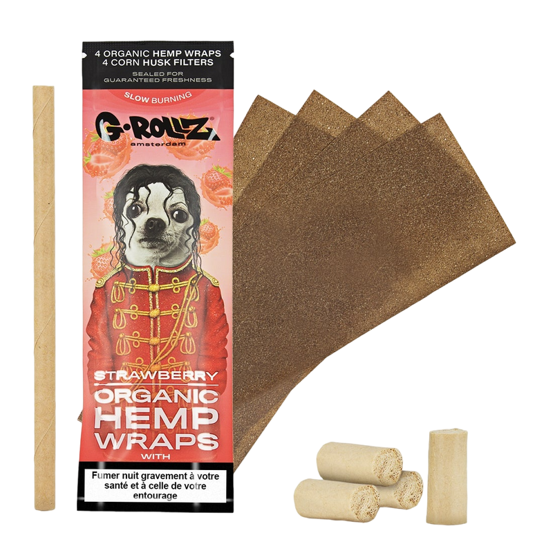 Blunt G-Rollz Original Strawberry sachets de 4